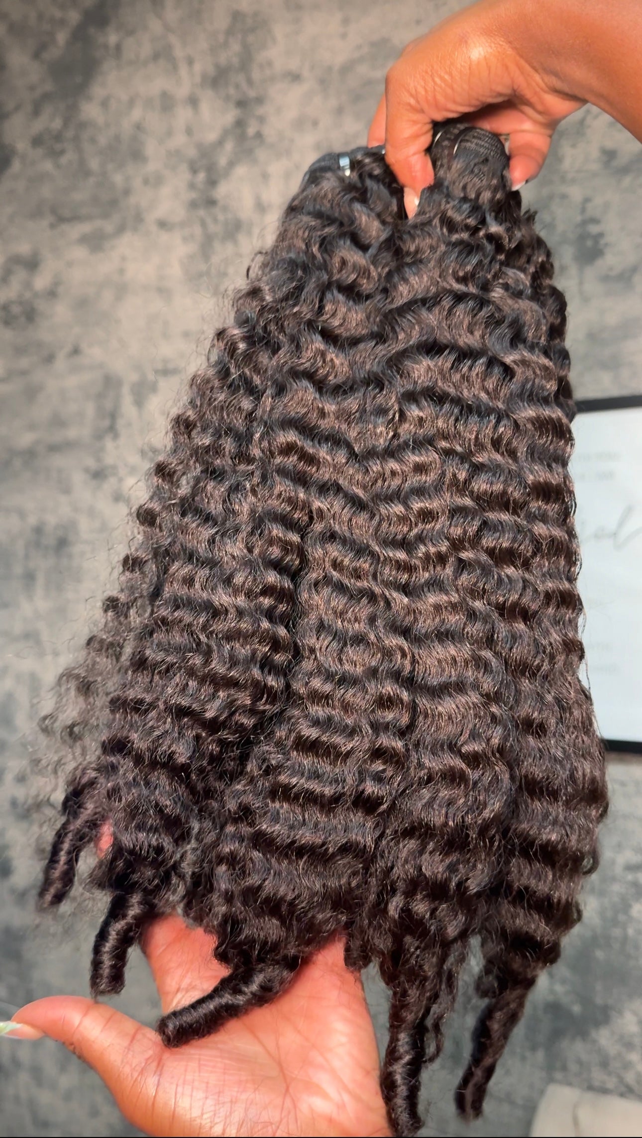Kinky Burmese Curly Hair Extensions (Bundles)