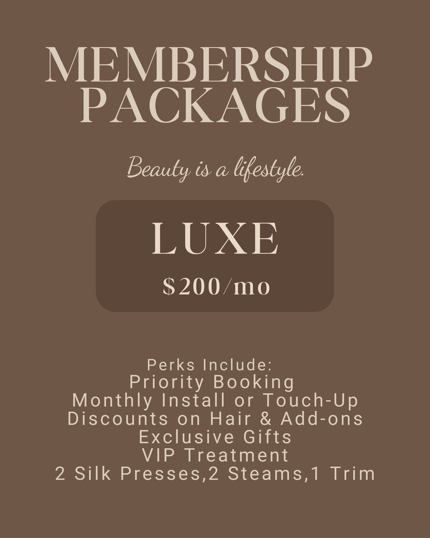 Luxe Membership