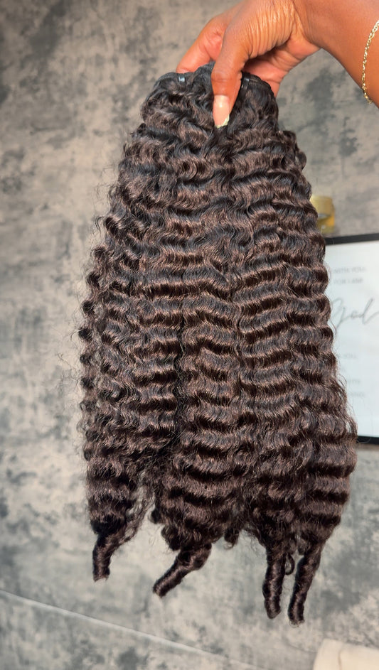 Kinky Burmese Curly Hair Extensions (Bundles)