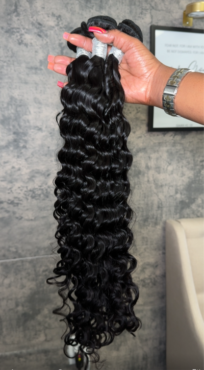 Panamanian Wave Wefted Hair Extensions (Bundles)