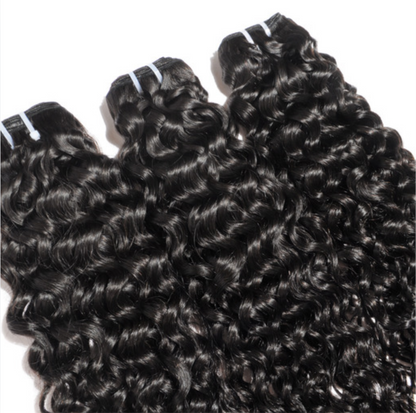 Water Wave Wefted Hair Extensions (Bundles)