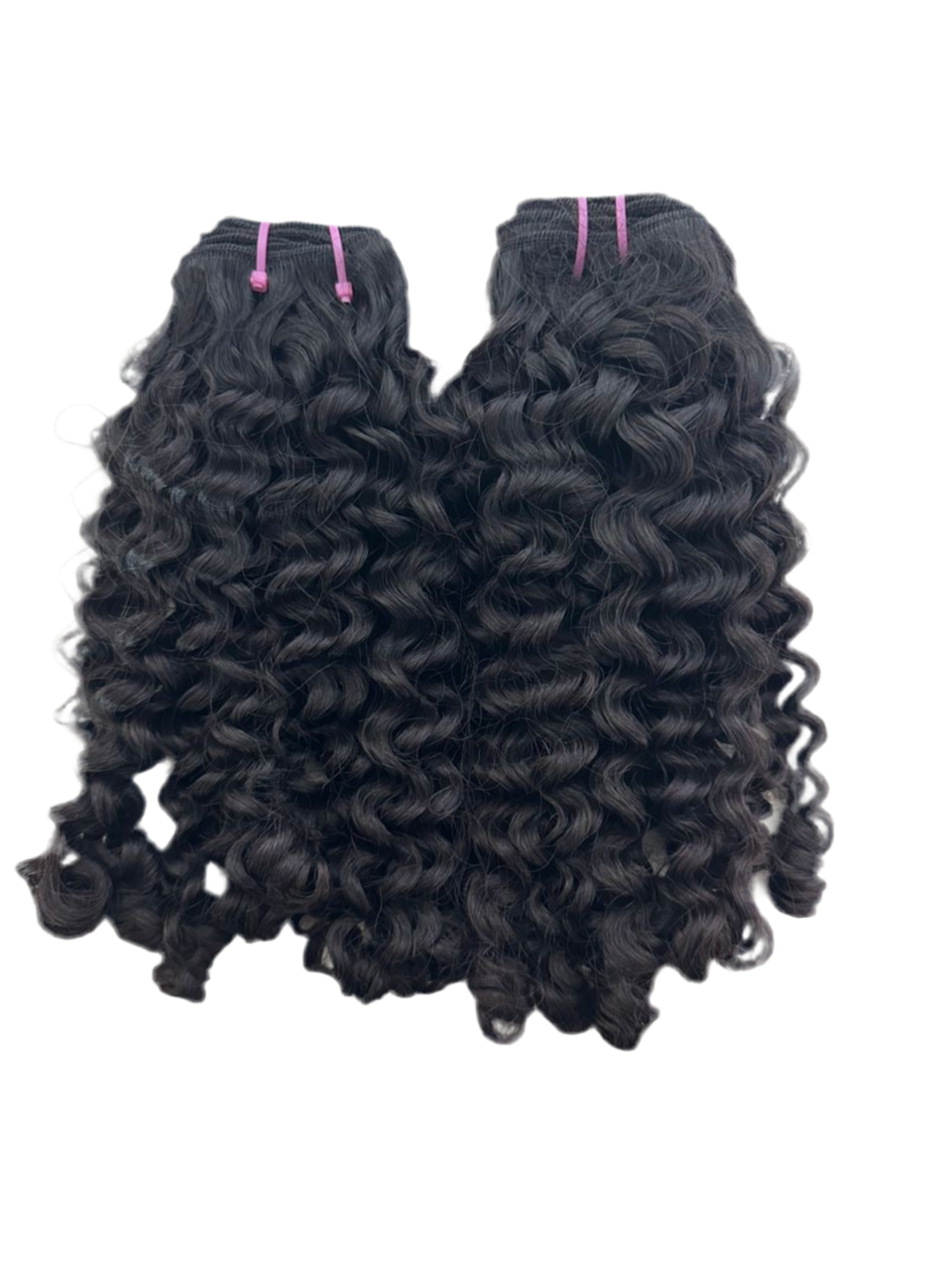 Burmese Curly Wefted Hair Extensions (Bundles)