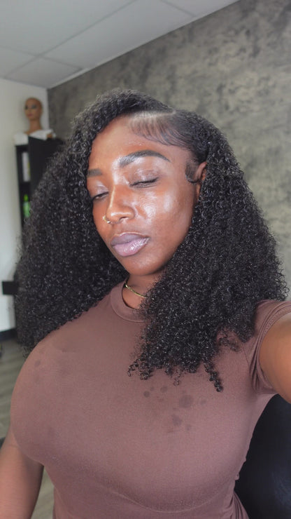 Kinky Curly Wefted Hair Extensions (Bundles)